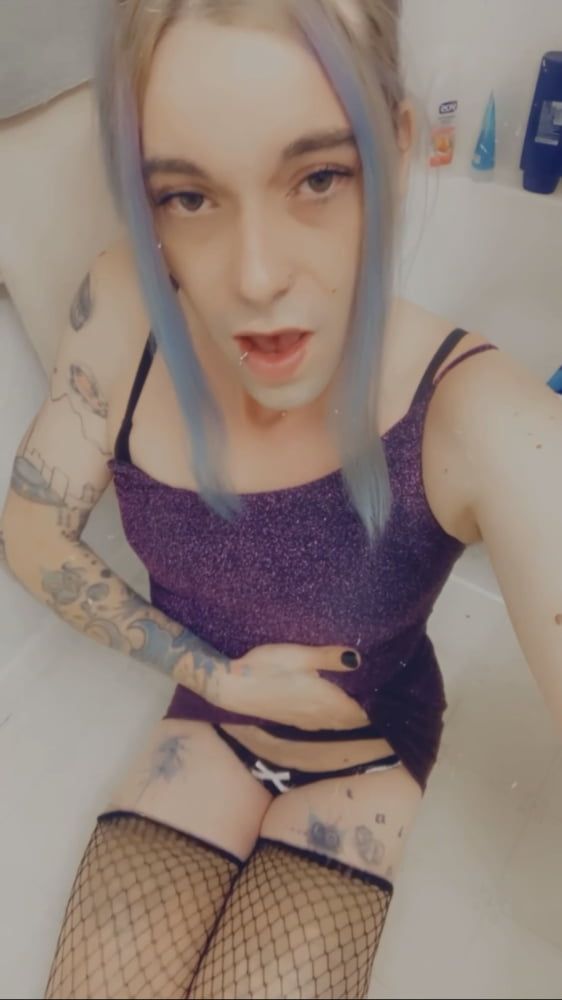 Hot Purple Minidress Slut #34