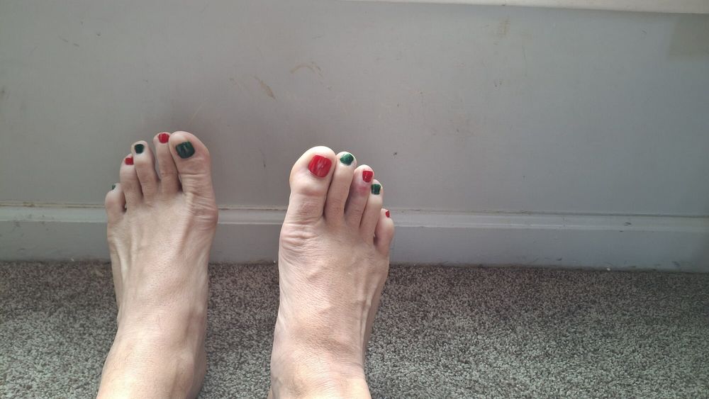 My Christmas toes #13