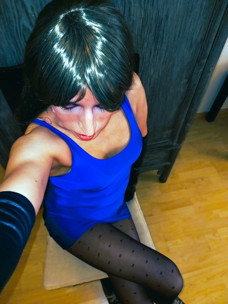 Tammycross in blue dress #29