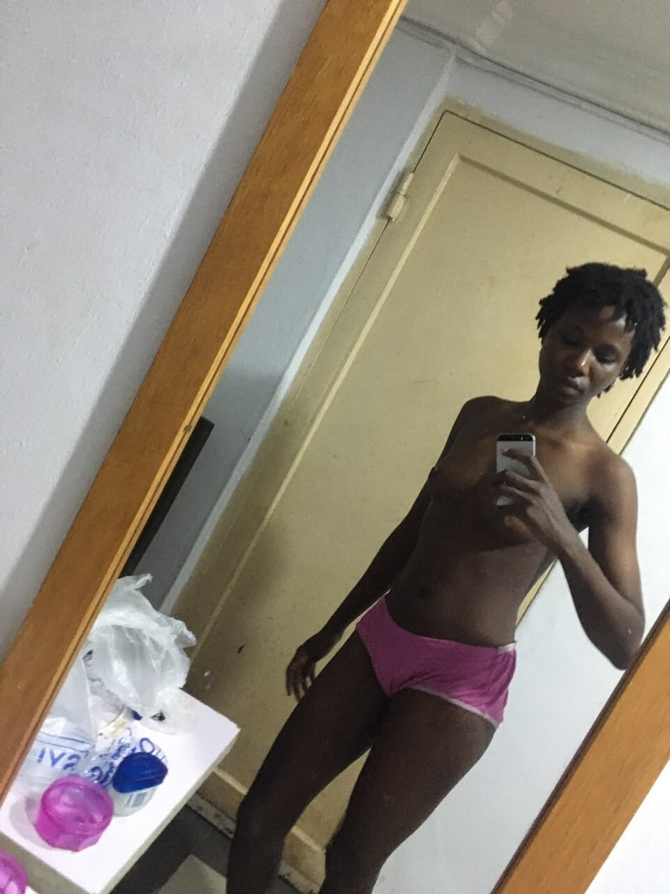 Black Petite Body Selfies  #9