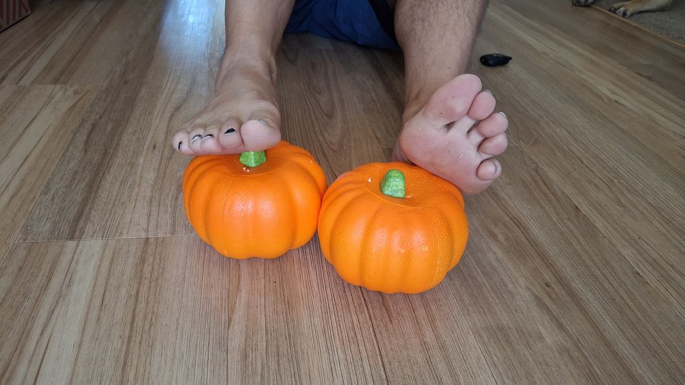 Pumpkin Foot Fetish #9