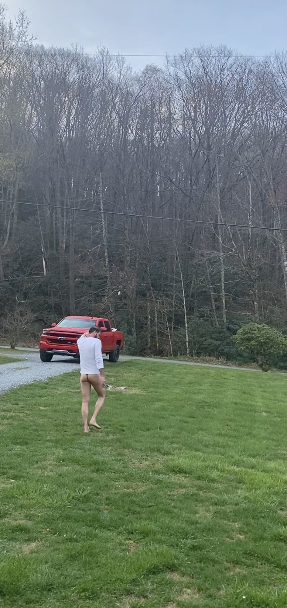 Outside