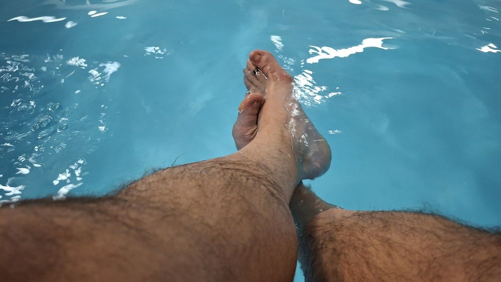 Relaxing at the pool #4