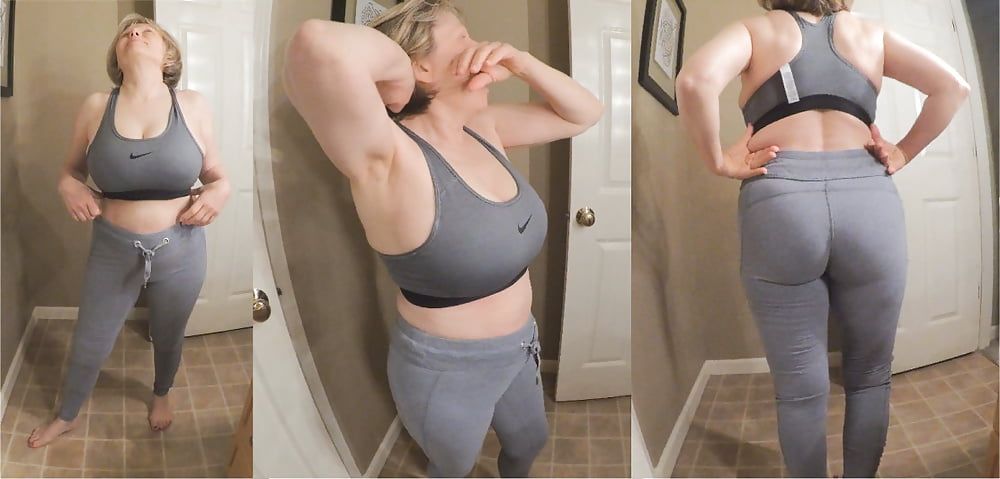 Hot GILF intense masturbation workout #42