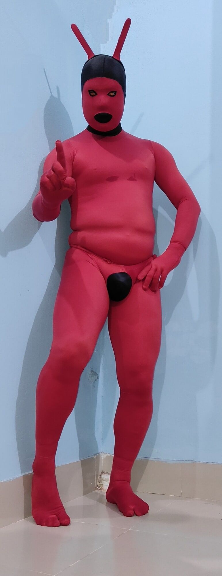 Zentai Devil Halloween cosplay 