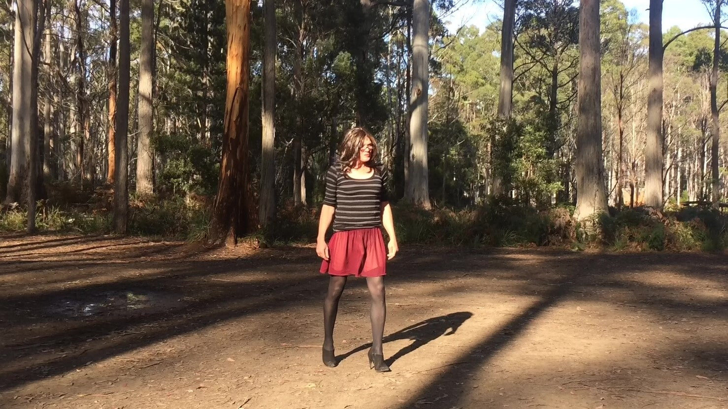 Crossdress Roadtrip - Semi Transparent Skirt 3 #8