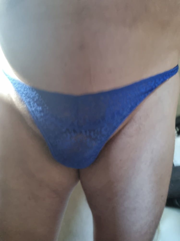 My new blue panties #3