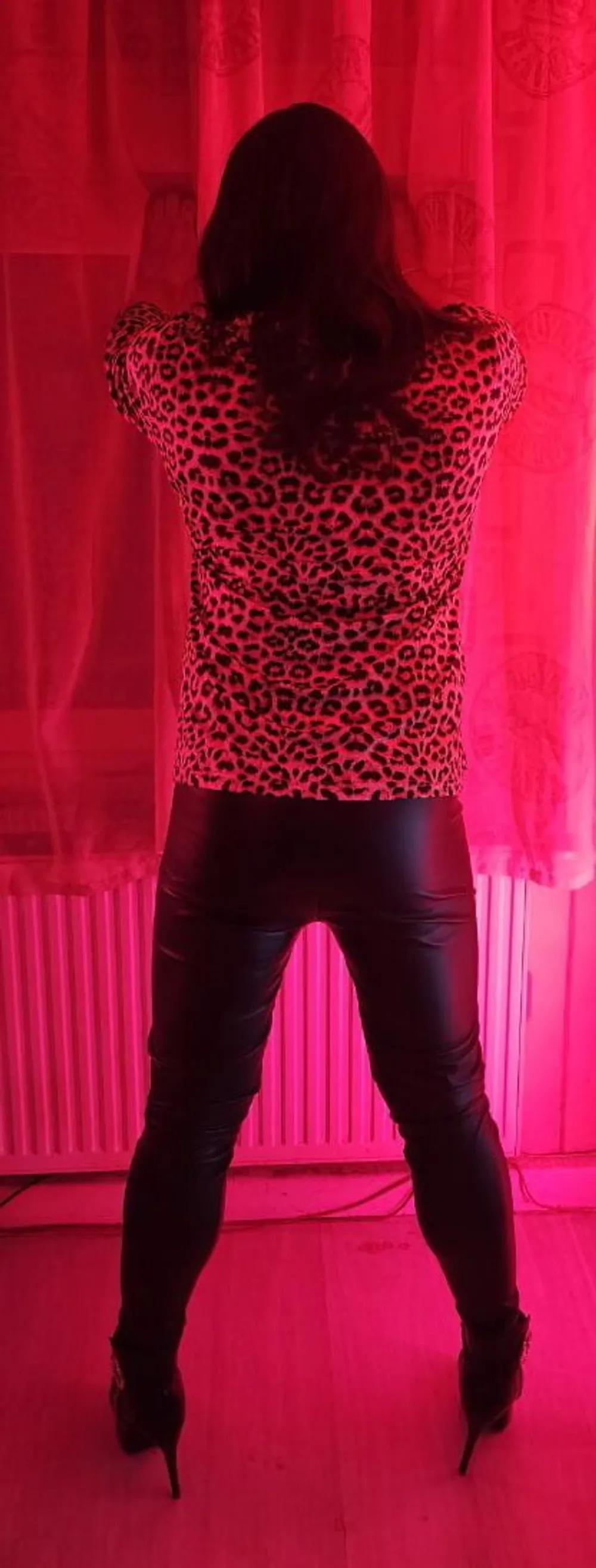 Leopard Top shinny Leggins #4