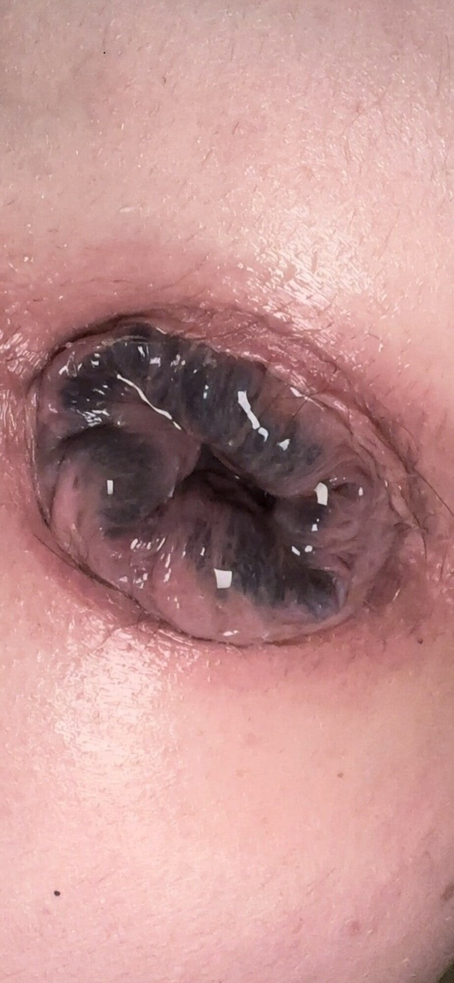 Closeup juicy hole 