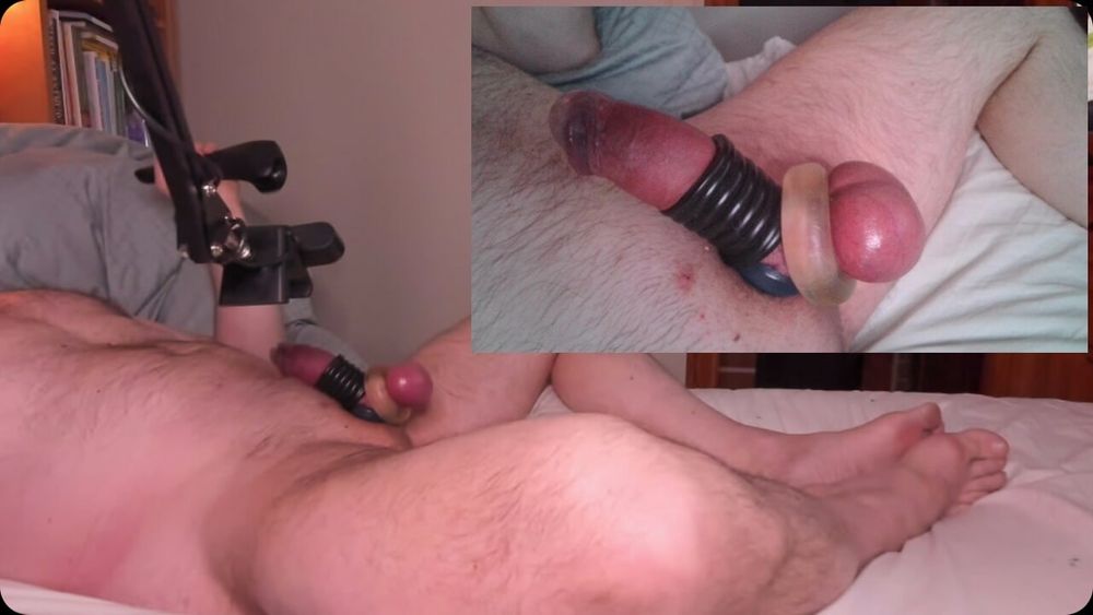 More strapped cock and balls #35