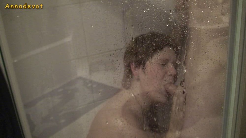 DEEP THROAT blowjob in the shower #3