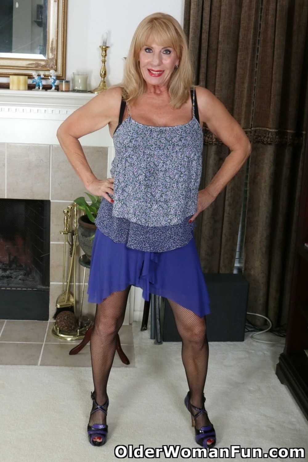 Dressed to undressed from OlderWomanFun #25