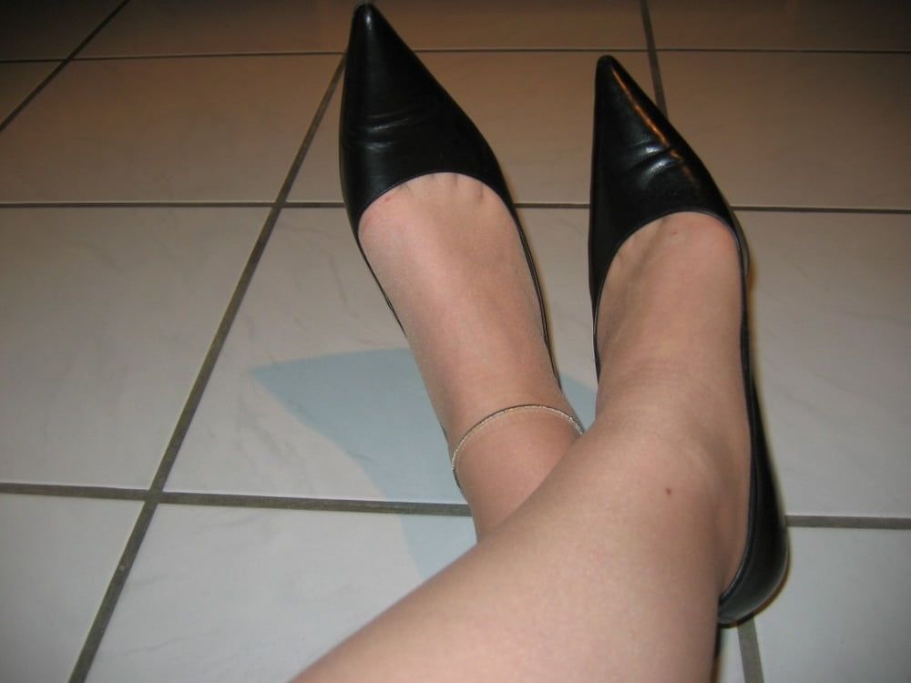 Pantyhose and Black Pumps #3