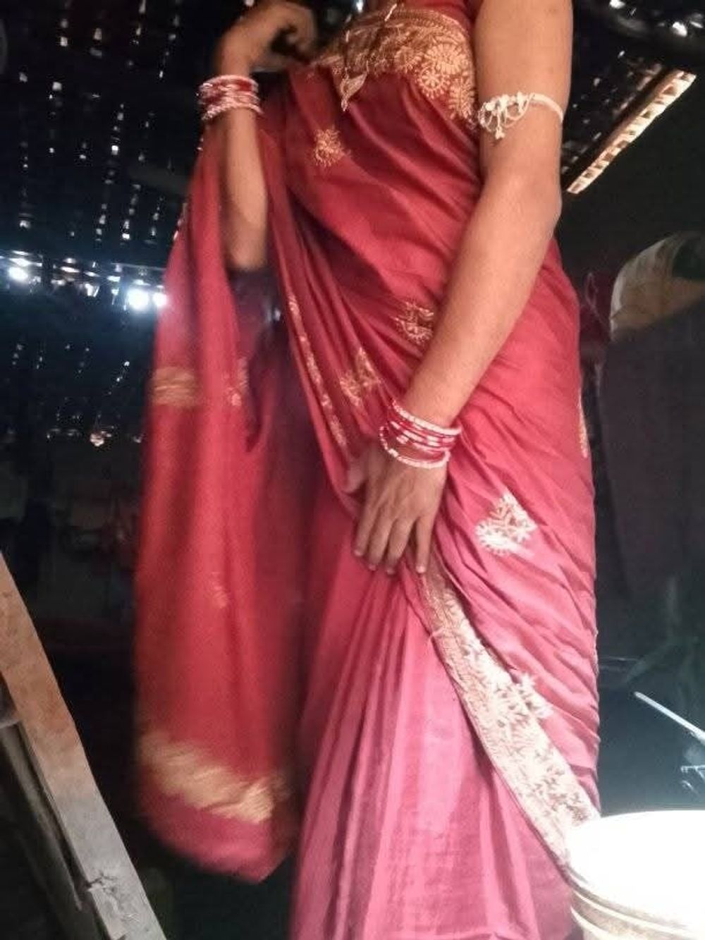 Wear red saree #16