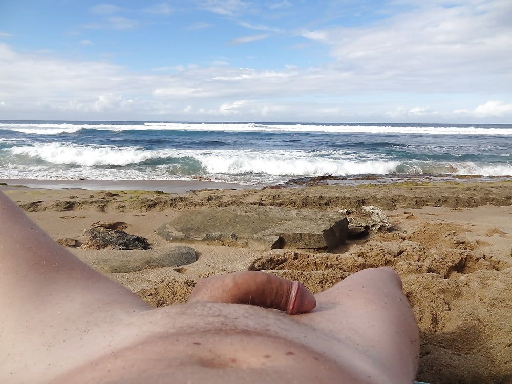 Nude at beach #16