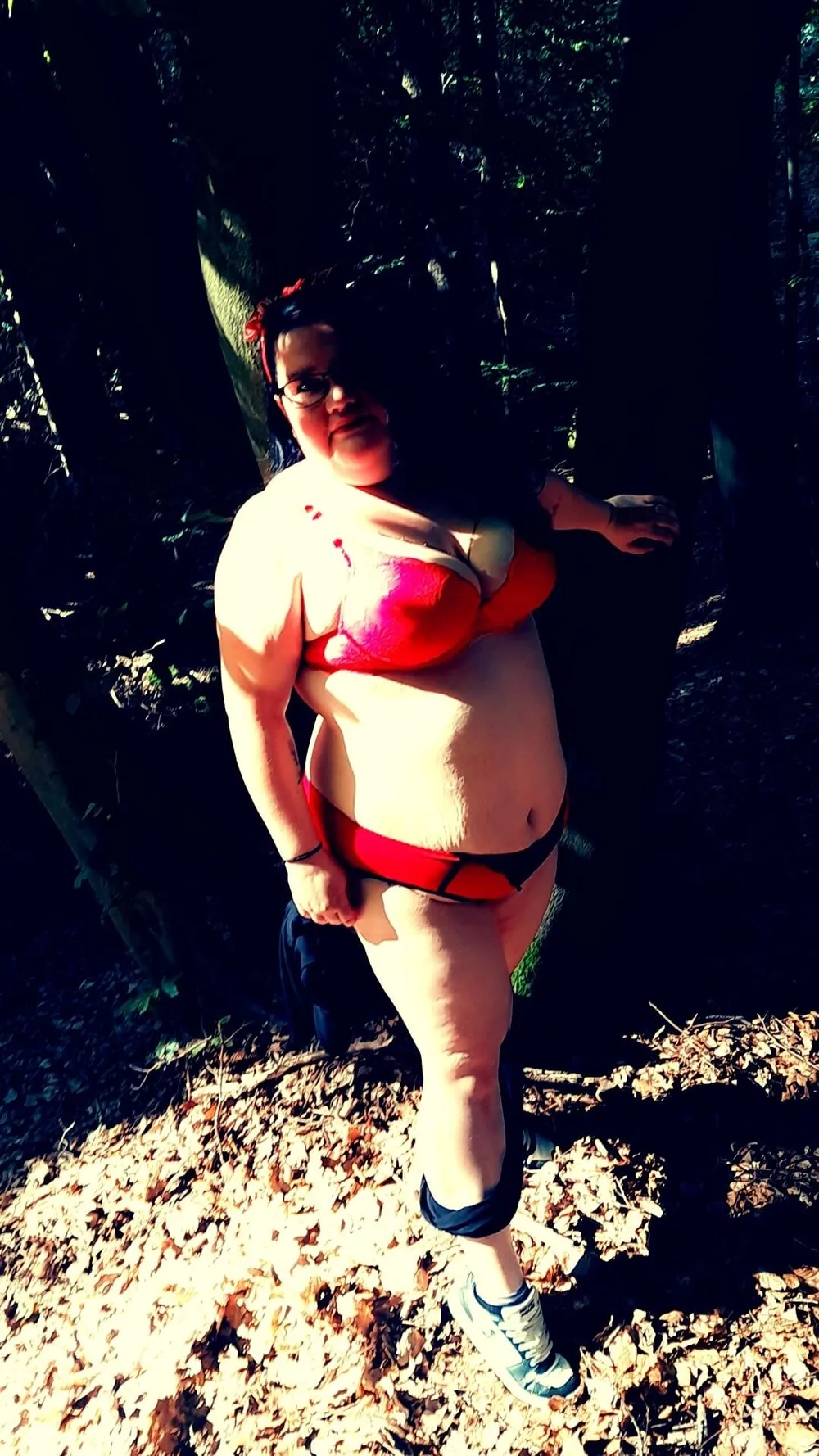 Hot BBW Milf in the Wood #16