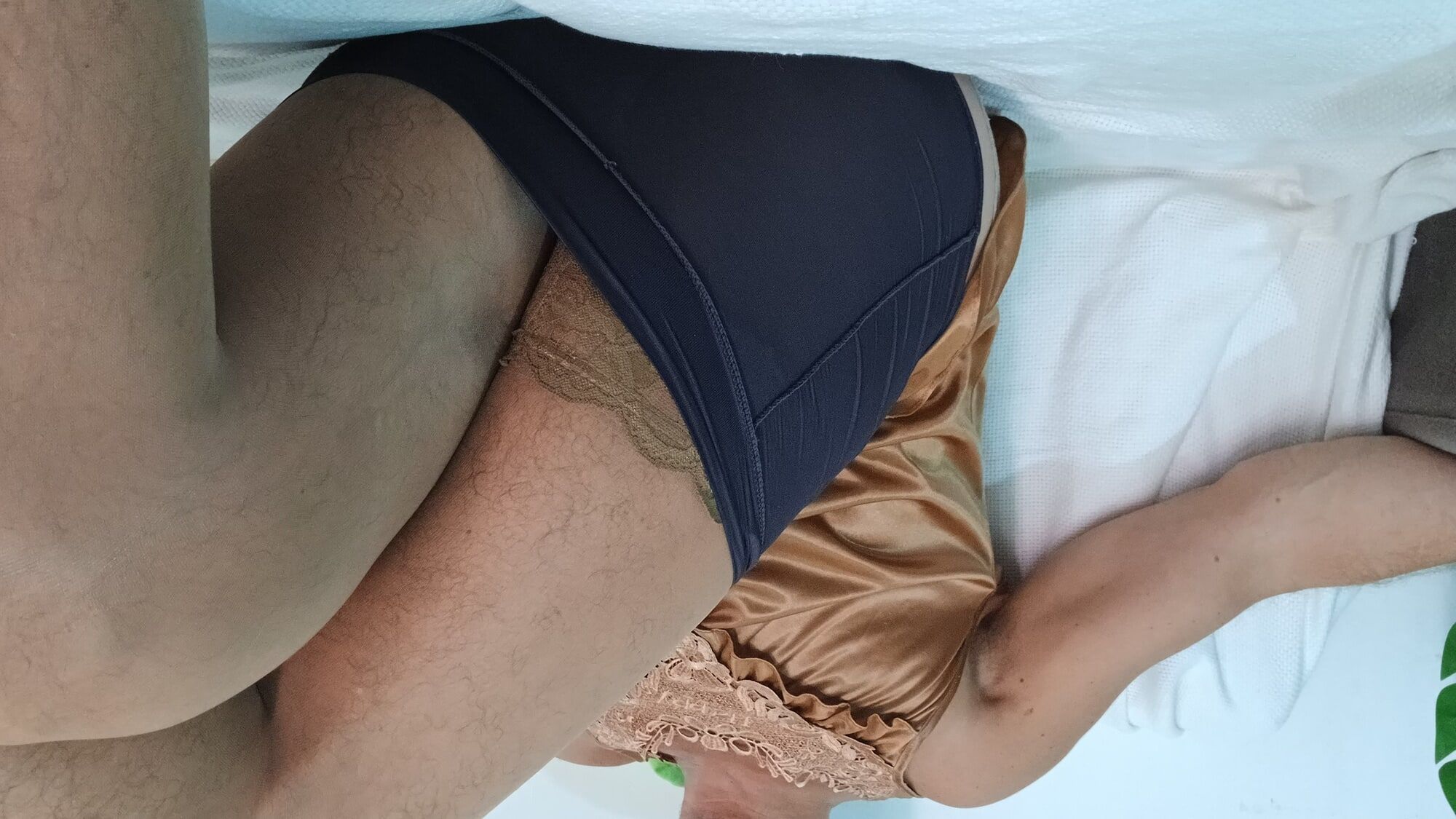Sexy BROWN tight lingerie with a matching nightie  #42