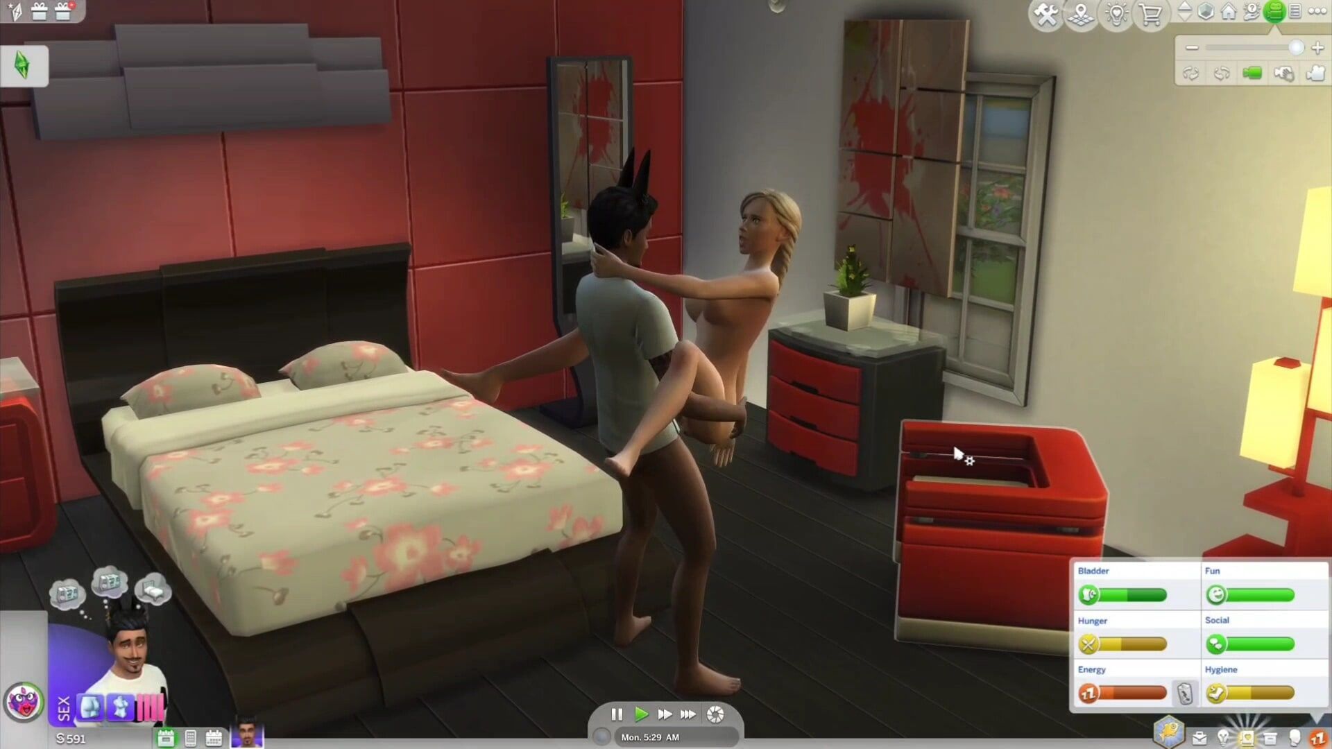 Sims 4 - Wicked Mod Having sex with blonde neighbor #17