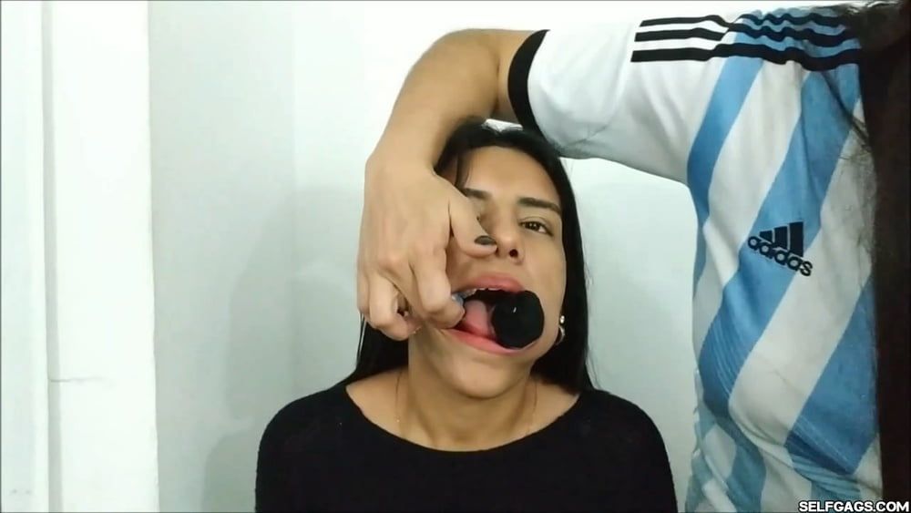 Gagged With 10 Socks And Clear Tape Gag - Selfgags #35
