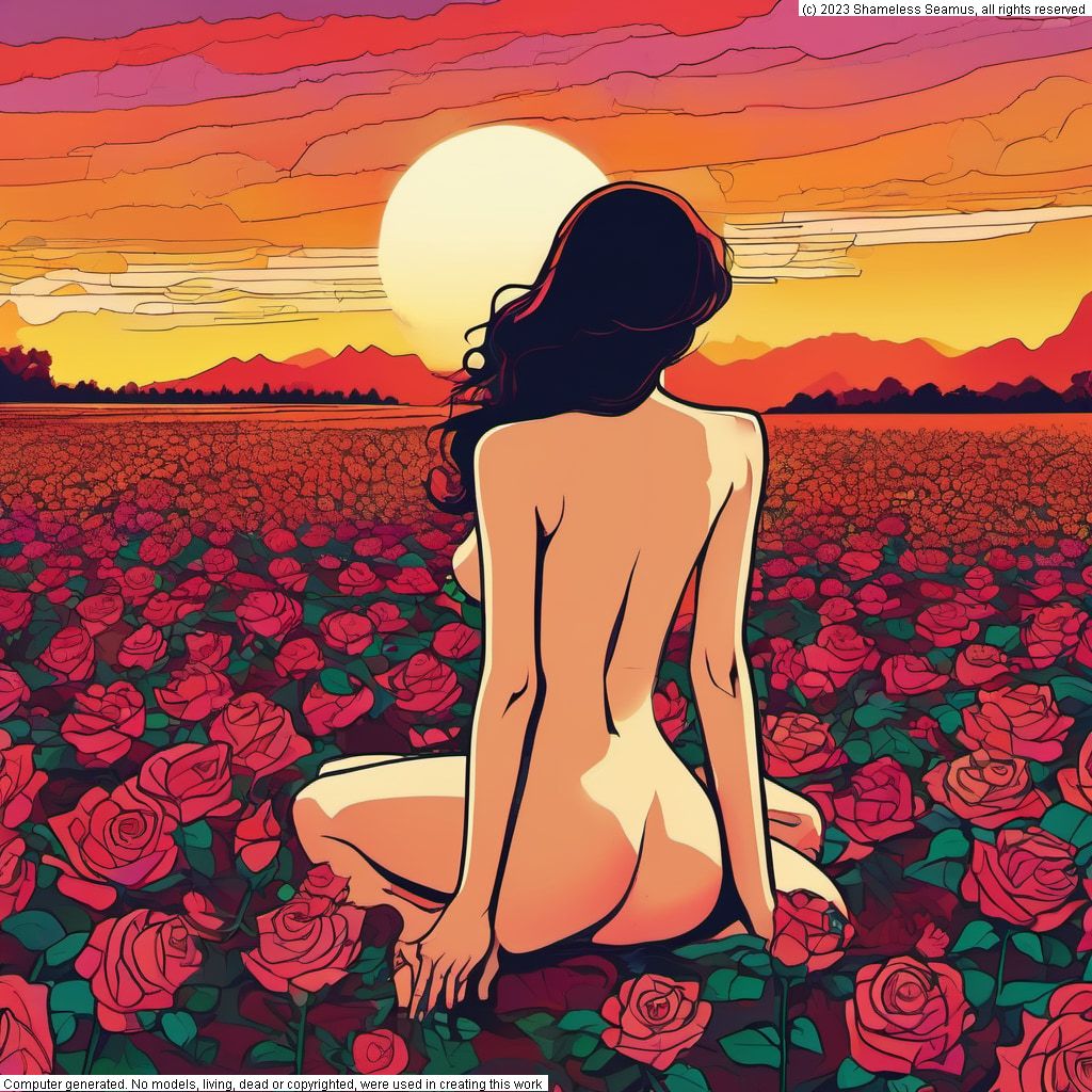 Sundown in the Rose Garden #13
