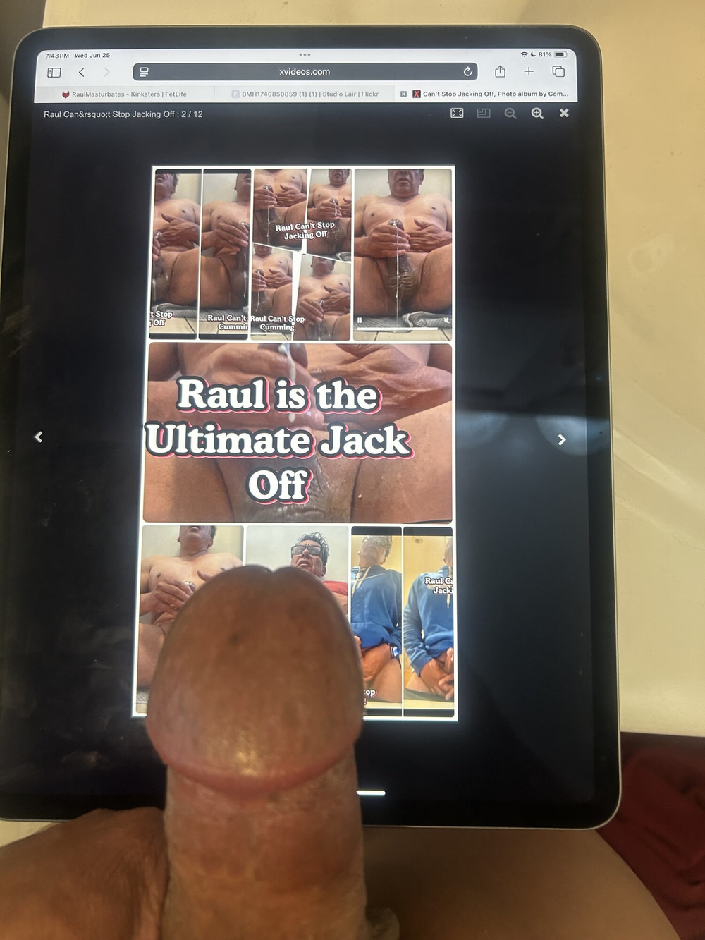 Stroking to myself #3