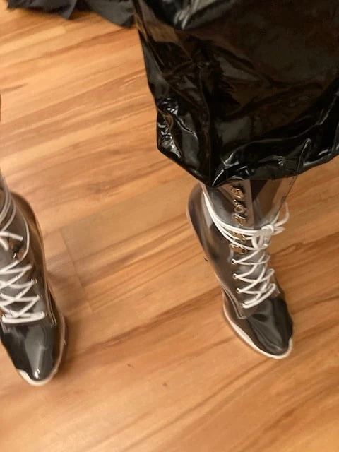 Black and transparent PVC #5