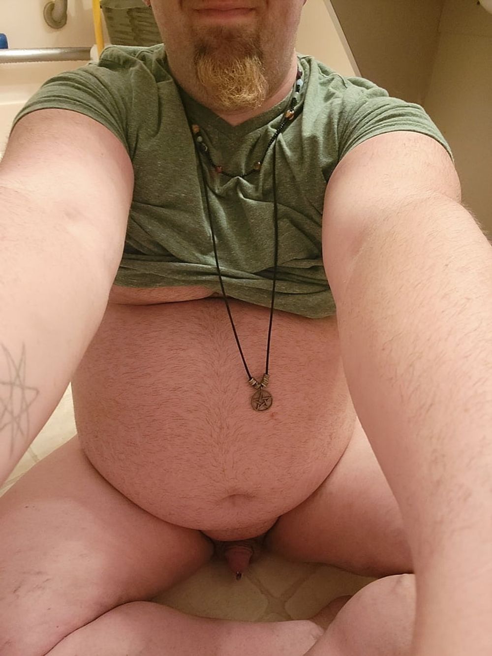 Gay Chub belly, cock, ass #3