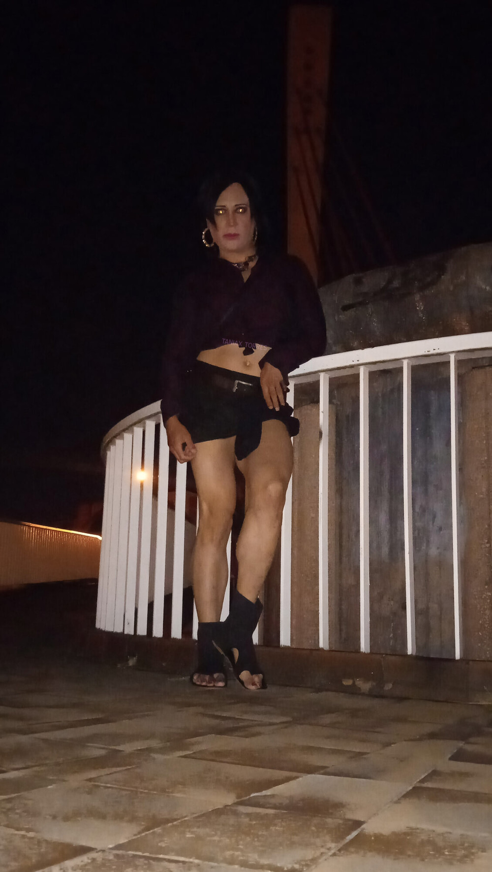 Sissy doing Naughty outdoor-july 2024 #4