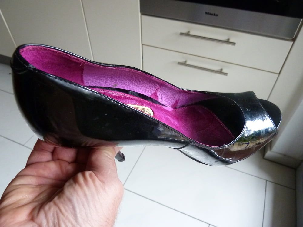 wife's purple Buffalo heels #5