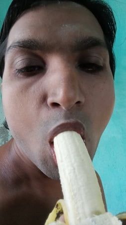  Mukesh Solanki sucking banana