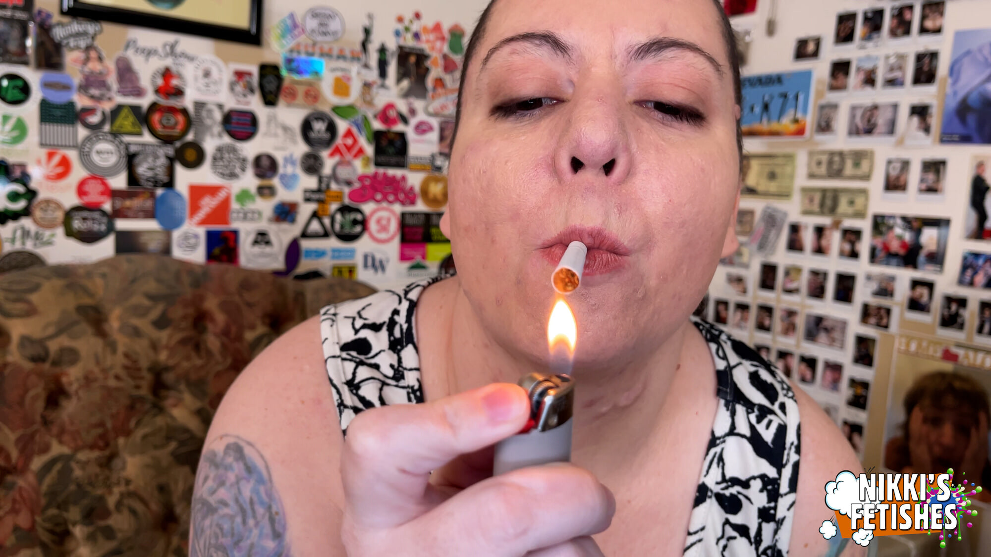 NIKKISFETISHES: Smoking A Cig And Sucking Your Cock POV #3