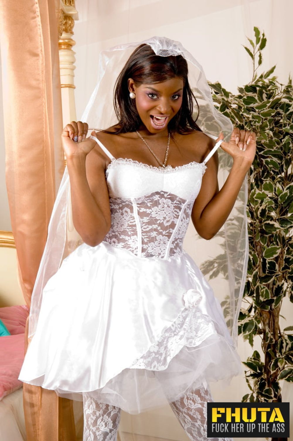 Curvy Ebony Jasmine Webb Coax Groomsman Into Bed #14