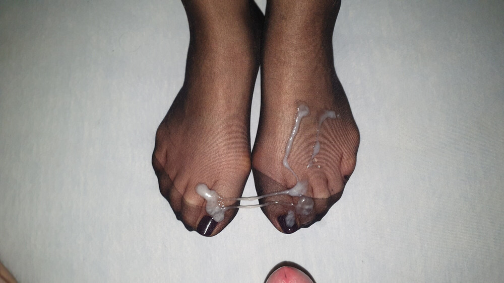 Semen on wife&#039;s feet all the time #5