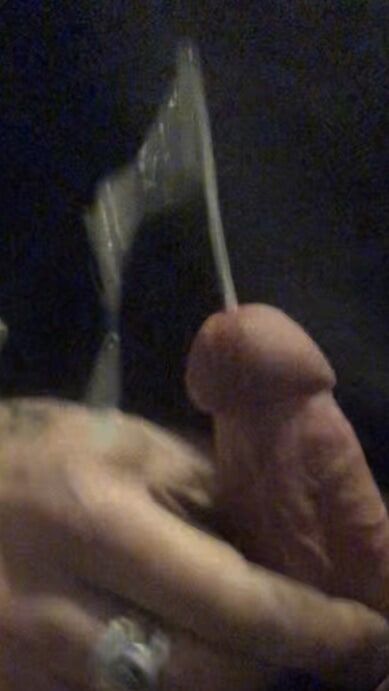 Pictures for ladies of my wet cock... #4