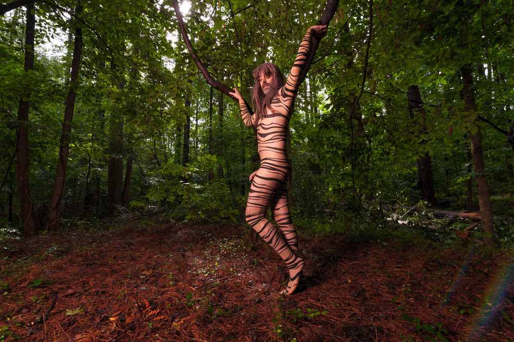 Uncut cock twink in the woods #6