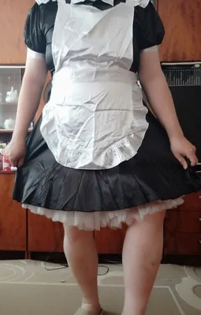 sissy maid aleksa dressing and undressing         