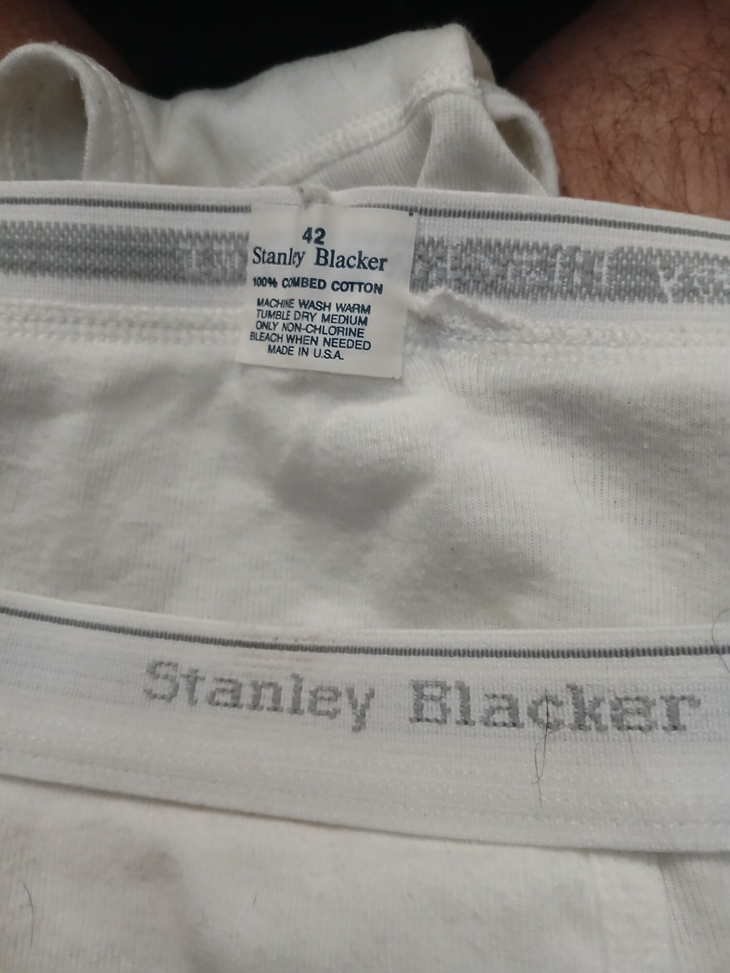Stanley Blacker white briefs  #10