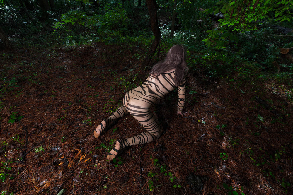 Uncut cock twink in the woods #19