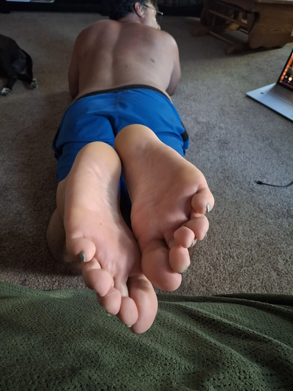 Posing my soles while on my knees #3