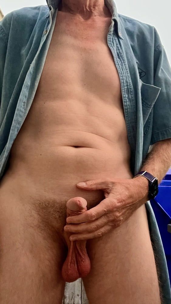 Having some fun on a Saturday afternoon - Hard cock outside #25