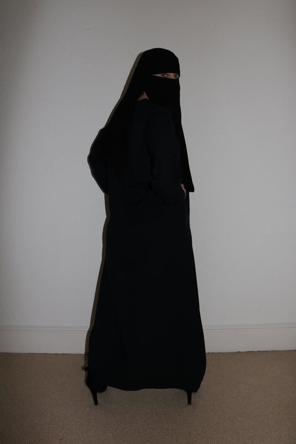 Burqa Niqab Stockings and Suspenders #9