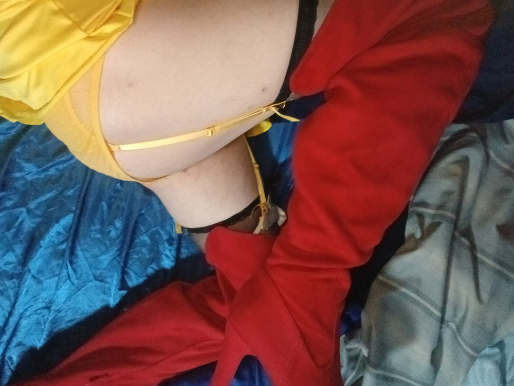 Yellow and red. These boots were not made for walking  #18