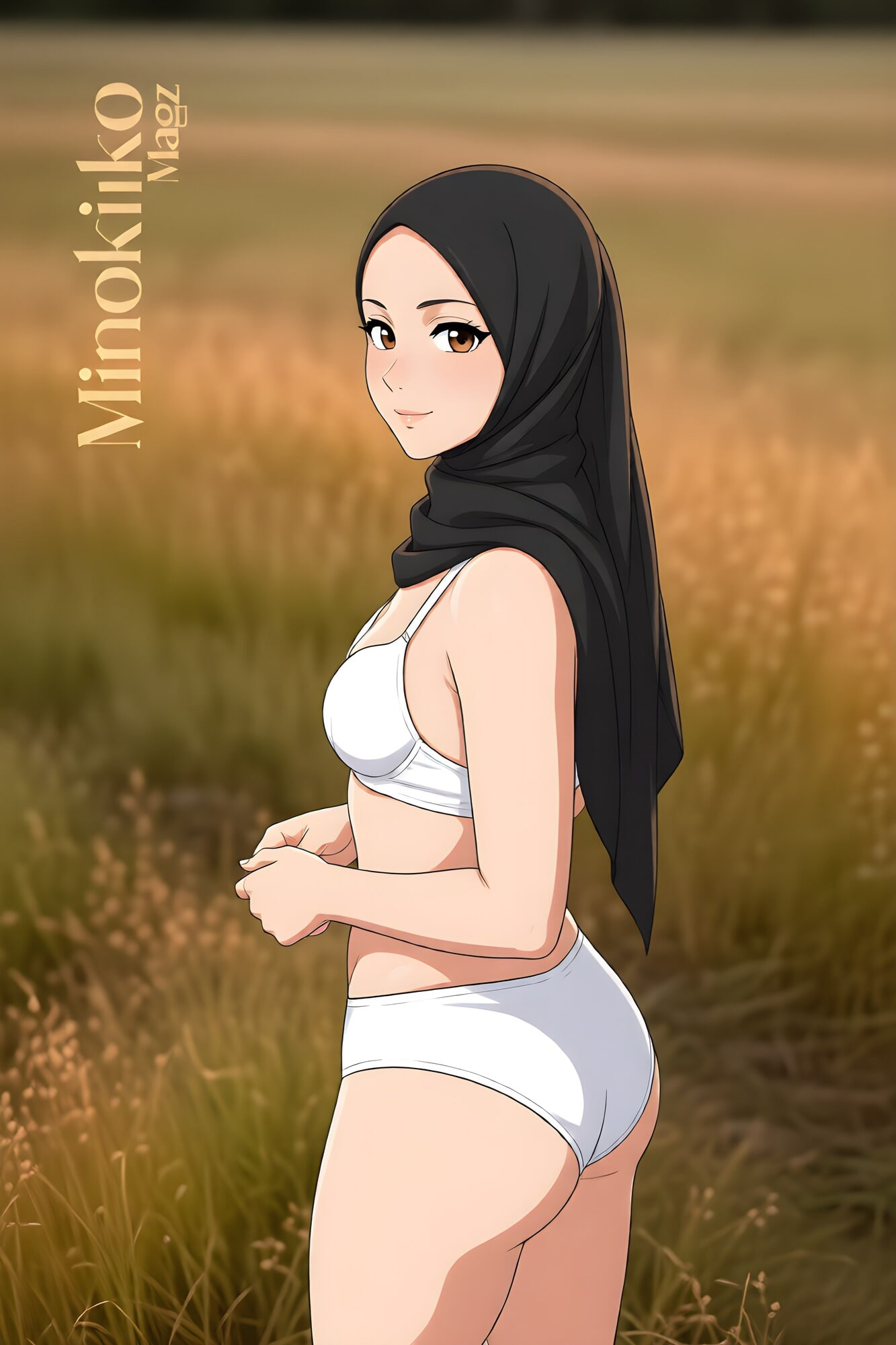AI - Hijab Beauty Before Hari Raya - Minokiiko Magz 01 #11