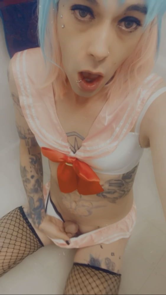 Cute Pink Cosplay Girl #43