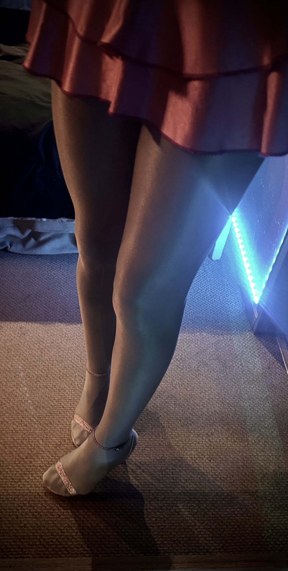 Would you like to caress my legs in shiny pantyhose? #16