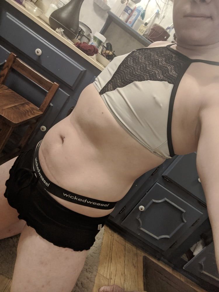 Sheer Bikini Top and Booty Shorts #8
