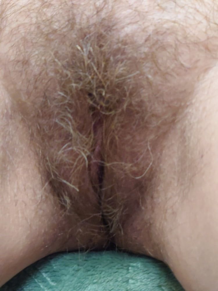 Close Up Of Milf's Hairy Pussy