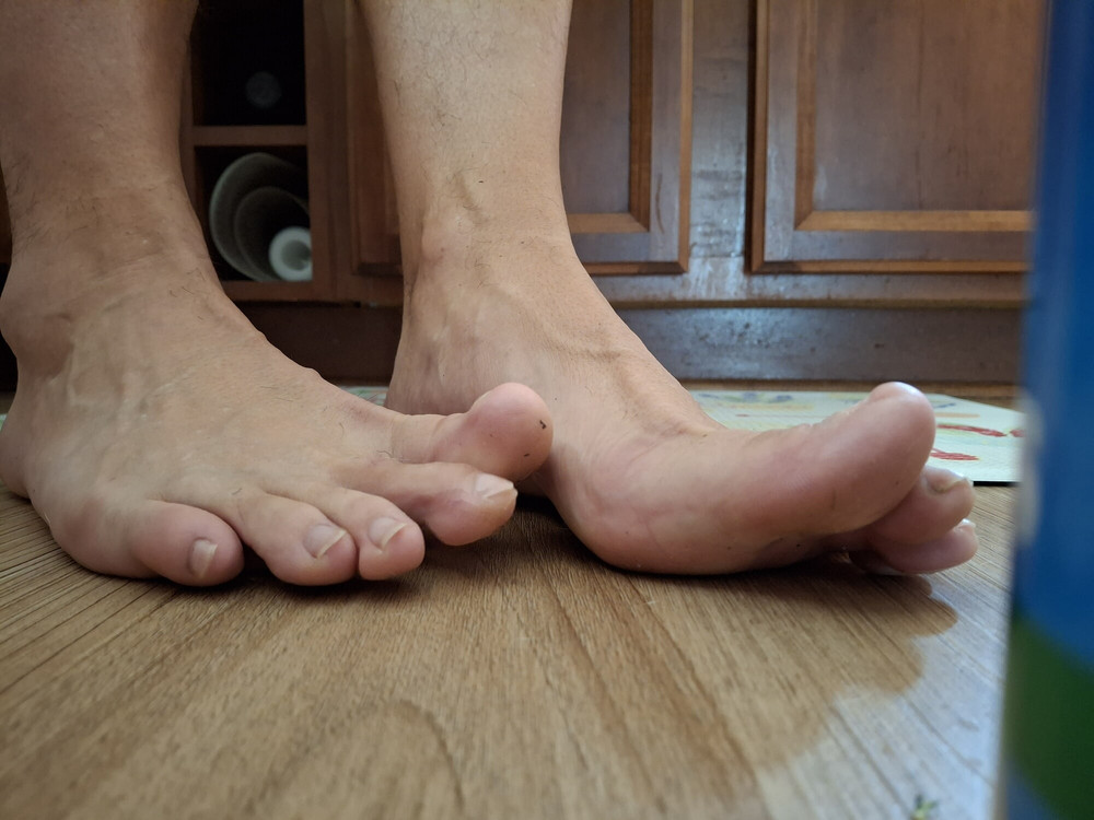 Floor view of my feet  #14
