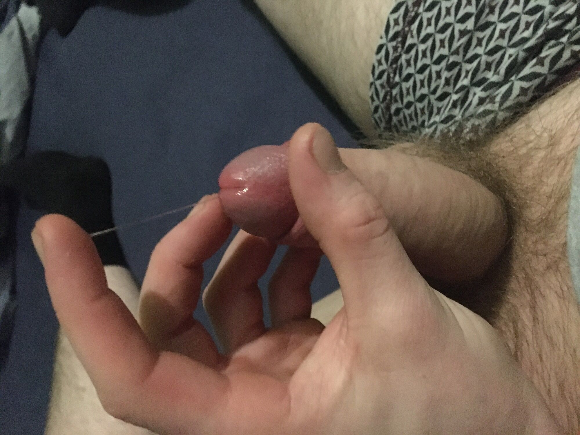 Hairy Dick And Balls Foreskin Pre-cum Play #19