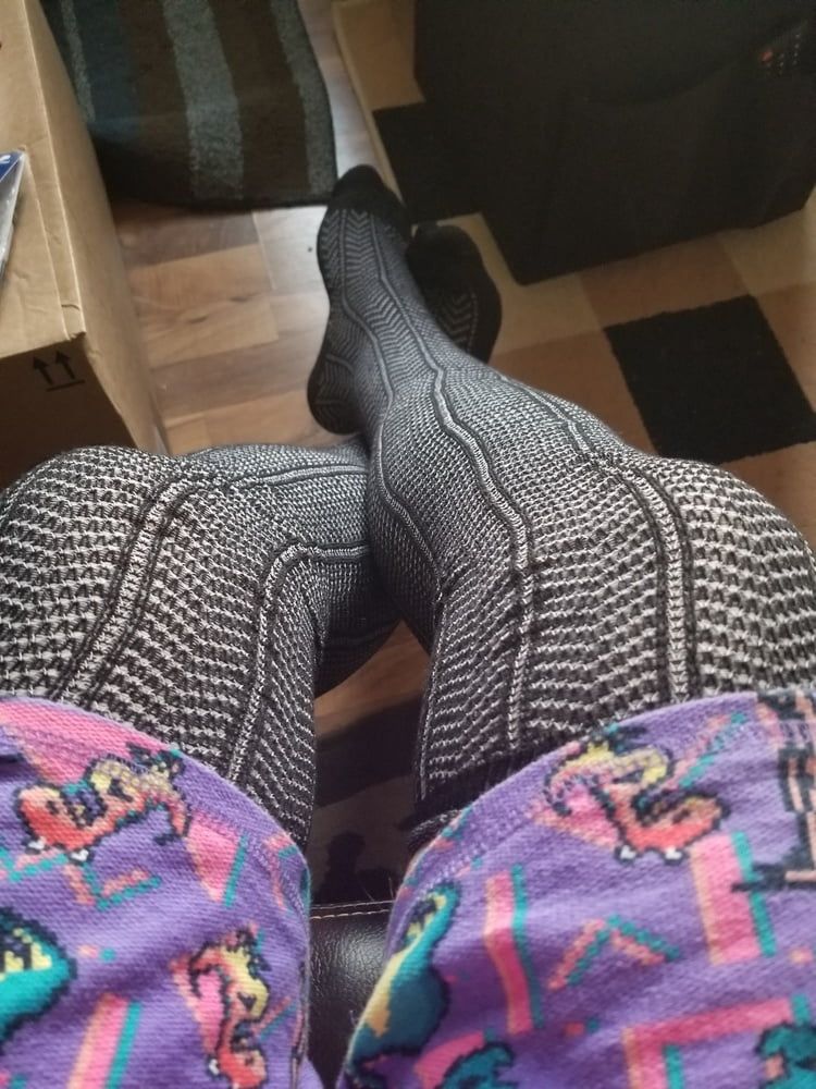 More thigh highs, plus fishnets! #6